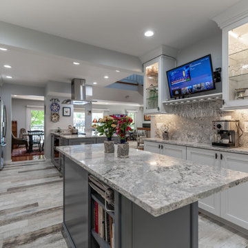 Galley Kitchen Transformed into Gem of the House in Reston VA