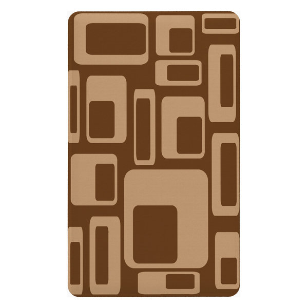 Crash Pad Designsbrown Mid Century Modern Area Rug Hollis 60 X 48 Dailymail
