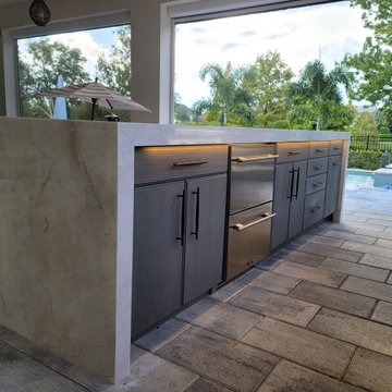 Modern Outdoor Kitchen — Baldwin Park, Orlando