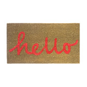 Felpudo Hello Fucsia