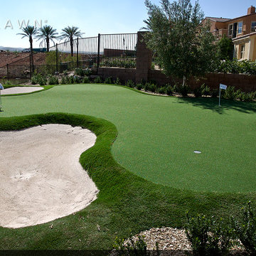 Golf and Putting Greens with Artificial Grass