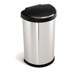 simplehuman - 45 Litre Semi-Round Sensor Can - Trash Cans
