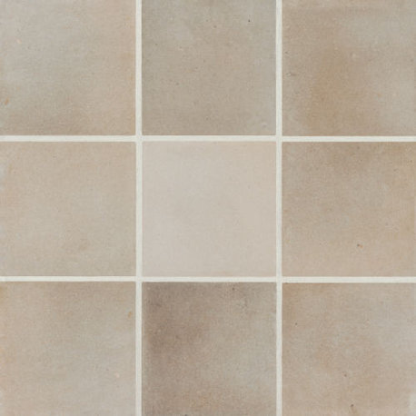 Celine 4" x 4" Matte Porcelain Floor & Wall Tile, Taupe (50-pack/5.38 sqft.)