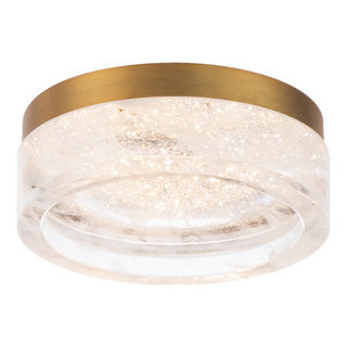 Melange 1-Light LED Flush Mount Ceiling Light - Transitional - Flush ...