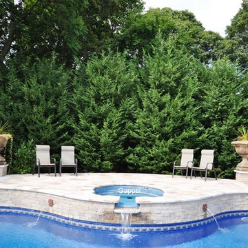 Backyard Designed by Giuseppe Abbrancati and Installed by Gappsi Smithtown NY