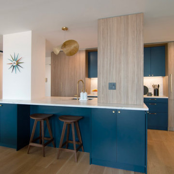 Deep Blue Kitchen