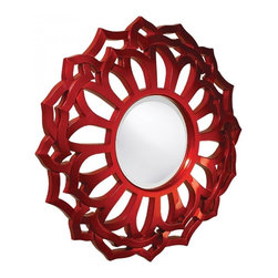 www.essentialsinside.com: casey round framed wall mirror - Wall Mirrors