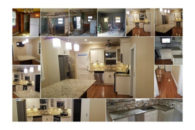 Inspiration for an eclectic home design remodel in Providence