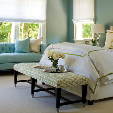 Cool as a sea breeze bedroom