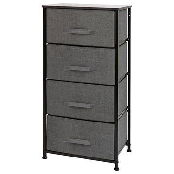 Flash Furniture 37" Tall Organizer, Black/Gray