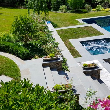 Redding Pool and Landscape