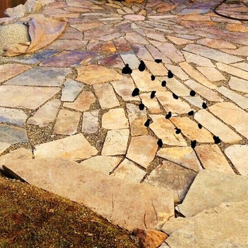 Camas Permeable Patio & Specimen Trees
