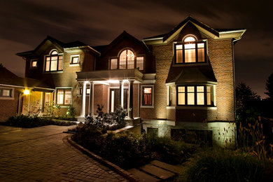 Example of a trendy exterior home design in Vancouver