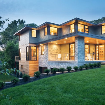 Modern Prairie Style Home on Minnehaha Creek
