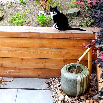 Natural Scandi Haven - Cat and Japanese Water Feature