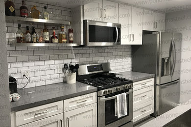 Stainless steel floating shelves Ponoma®