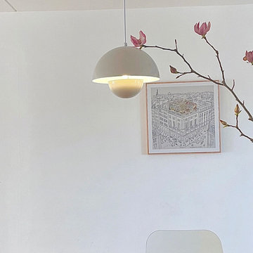 Nordic Flower Macaron Pendant Lamp Project | Dining&Living Room | HongKong