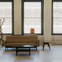 Delia Shades' "Moorish Door" - Roller Shades