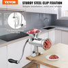 VEVOR Manual Meat Grinder 304 Stainless Steel Hand Grinder Steel Table Clamp