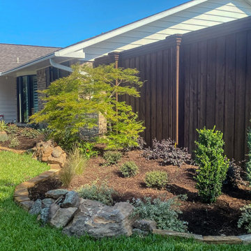 Front Entry Transformation: Flagstone Patio & Specimen Garden | Dallas, TX