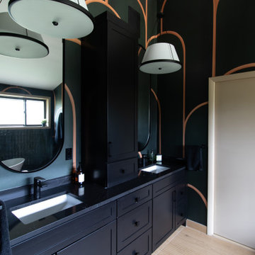 From Dated to Dramatic: A Spa-Like Master Bath Designed to Unwind