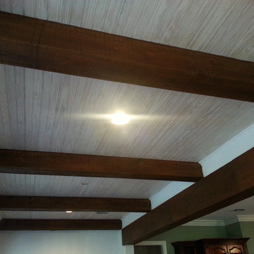 Stained and Glazed Ceiling Beams