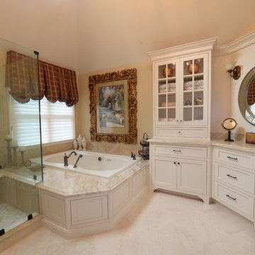 Spacious master bath