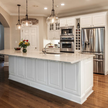 Dark to Light Kitchen