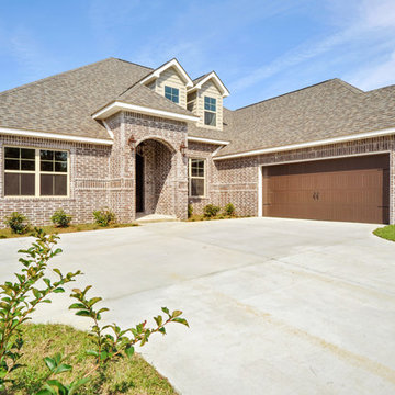 The Allen II Elevation B - Courtyard Entry