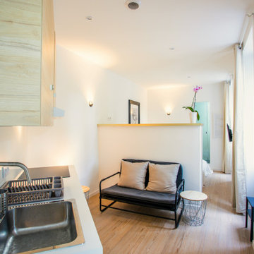 République - Nice : Transformation d'un appartement en 3 studios indépendants.