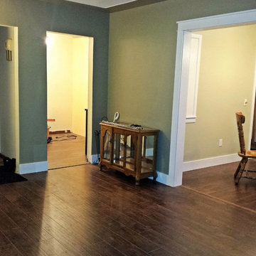 Renovated and redesigned living room