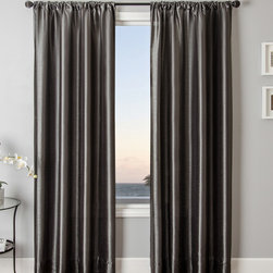 Blindsgalore Signature Drapery Panel: Silk Road Solid - Curtains