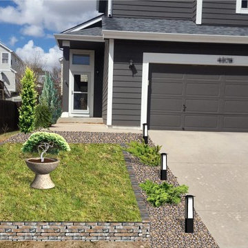 Front yard design in United States