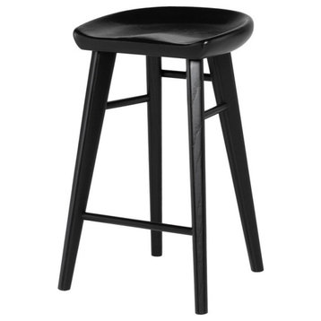 Blanche Bar and Counter stool Set Of 2, Black, Bar