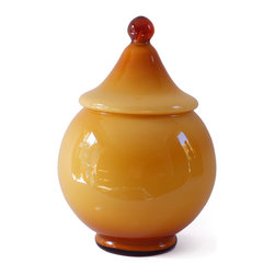 EMPOLI BUTTERSCOTCH APOTHECARY COOKIE JAR - Vases