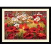 Framed Art Print 'Meadow Poppies II' by Lucas Santini, Outer Size 43"x31"