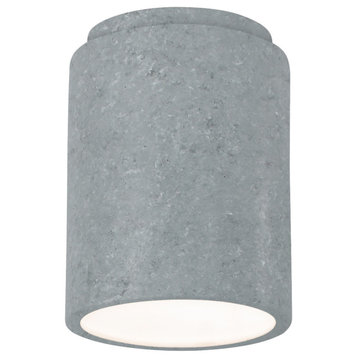 Radiance Cylinder Flush-Mount, Concrete, LED
