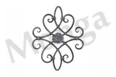 Wrought Iron Rosettes