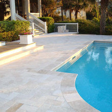 Pavers around pool