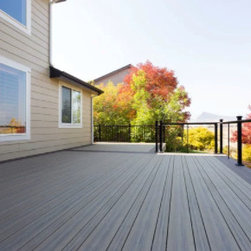 Voyage Decking in Khaya - Deck Tiles And Planks