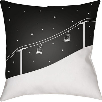 Ski Lift Pillow 18x18x4