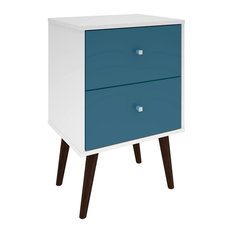 Liberty Mid Century, Modern Nightstand 2.0 With 2 Full Extension Drawers