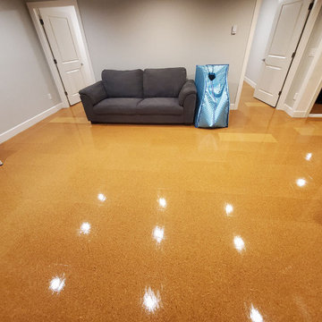 After Construction Deep Cleaning to Remove Dywall Dust Soil and Wood Chips Locat
