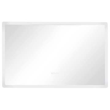 smartLED Illuminated Fog-Free Bathroom Mirror with Bluetooth Speakers and Dimmer