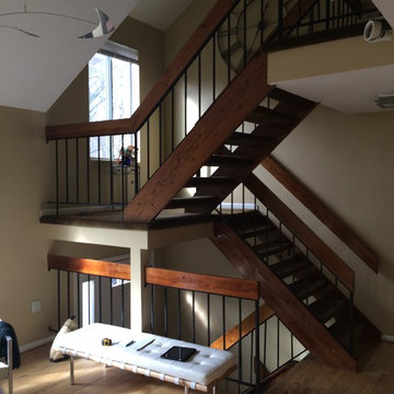 Stairs and rails