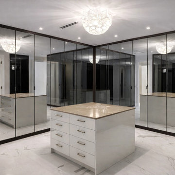 High-End Custom Walk-in Closet Systems by VelArt, Miami
