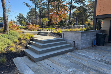 Home design - contemporary home design idea in Portland Maine