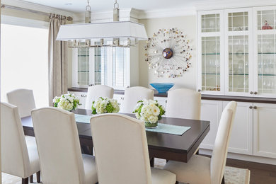 Inspiration for a timeless dining room remodel in Toronto