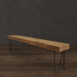 Solid Wood Beam Bench 6' - Dining Benches