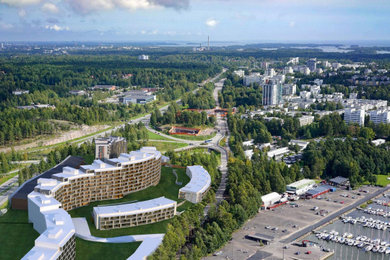 AERIAL VIEW, MARINRANTA PROJECT, FINLAND